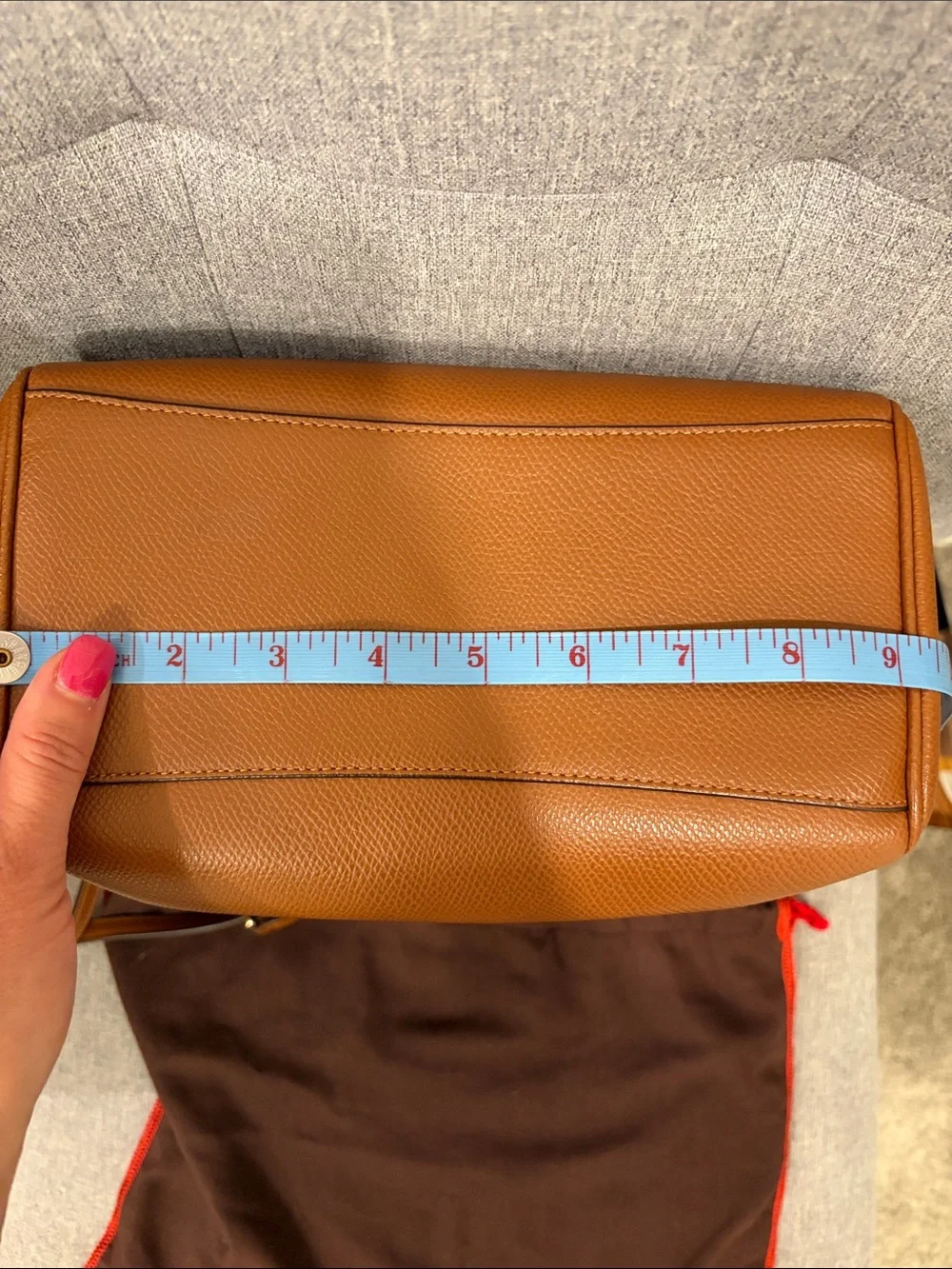 Coach Bennett Tan Leather mini Satchel Bag crossbody saddle brown